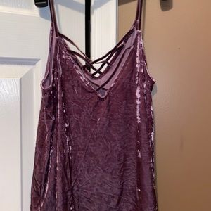Velvet tank